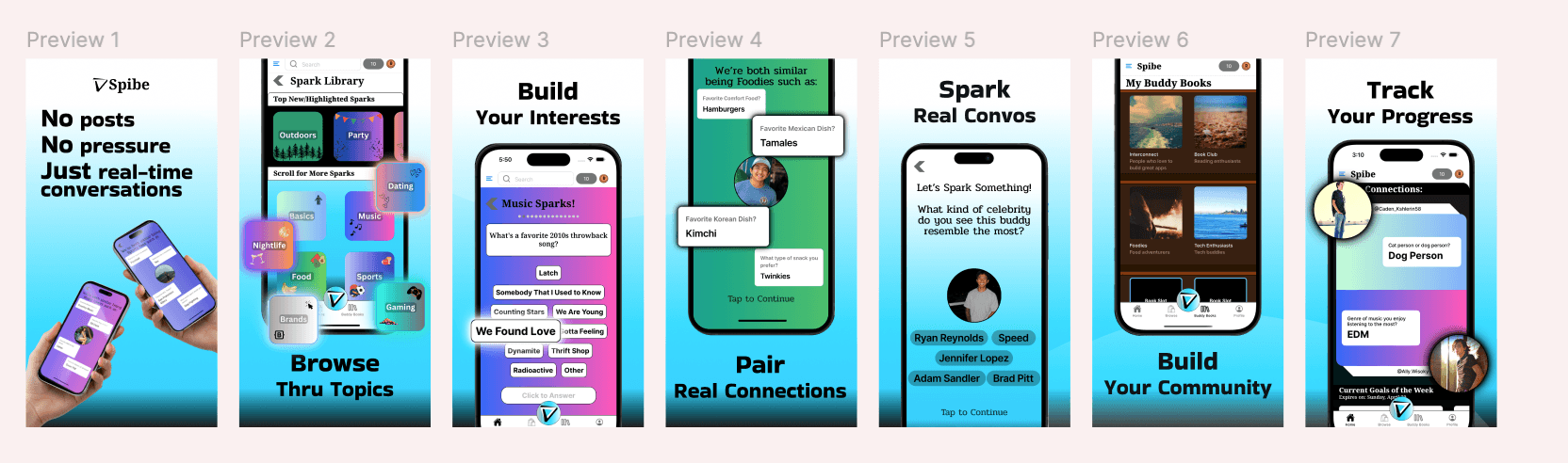 Spibe Conversation Starter Platform