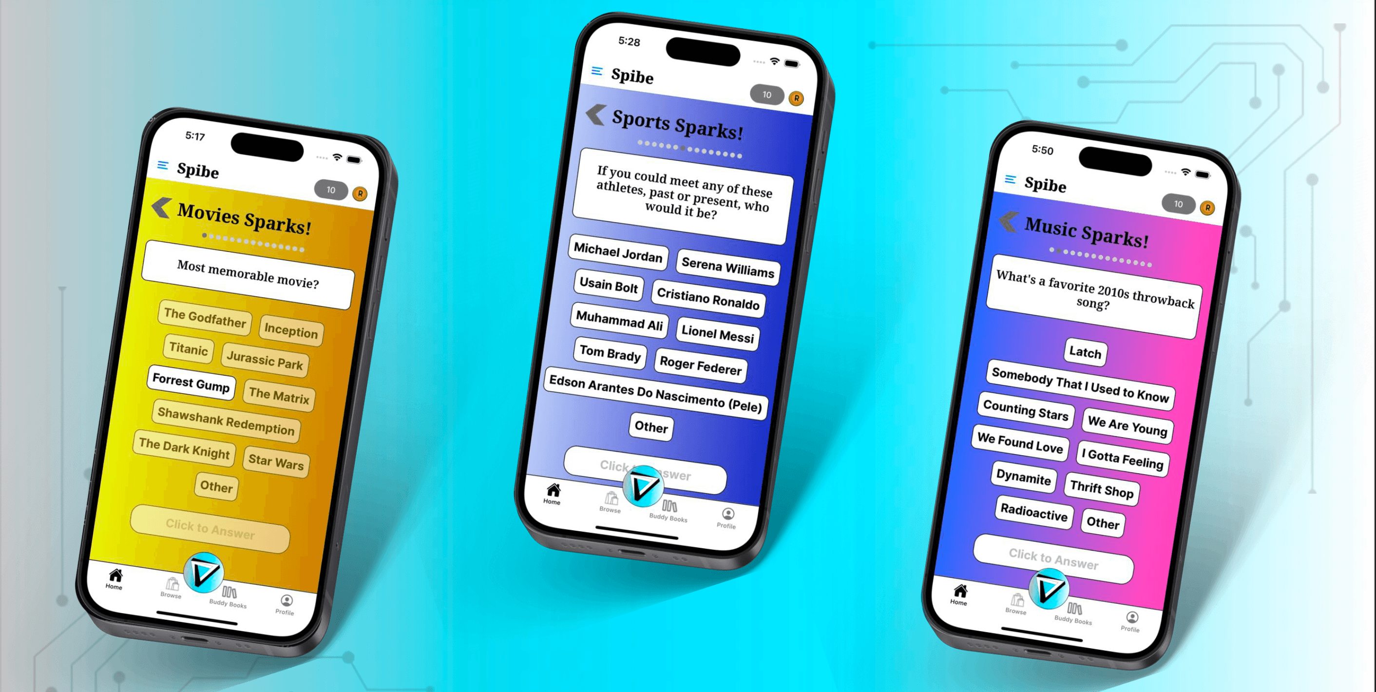 Spibe Desktop Interface