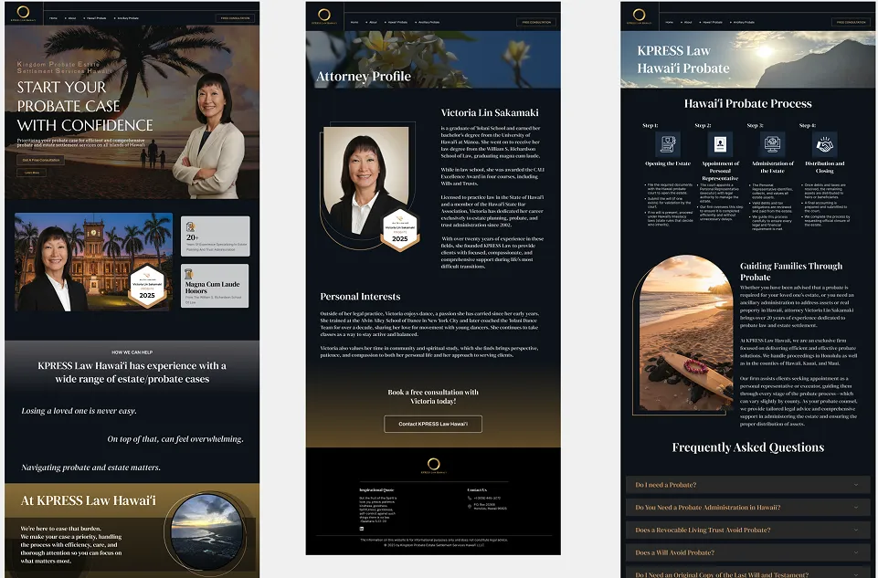 Modern Responsive Website Design Example